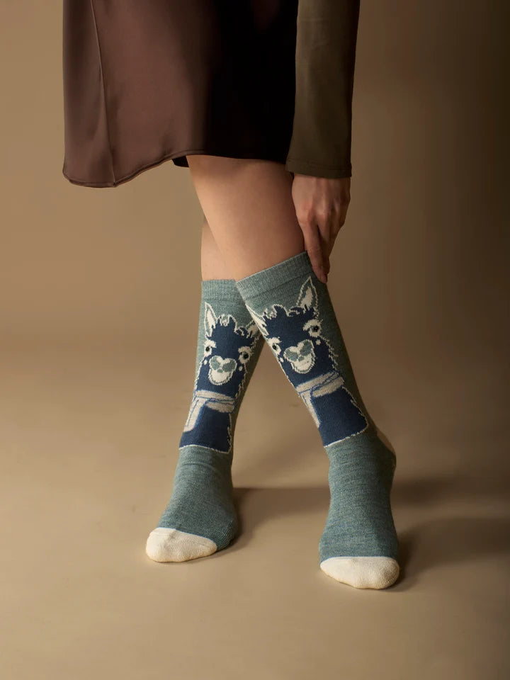 Alpaca Face | Alpaca Socks | Light Cushion