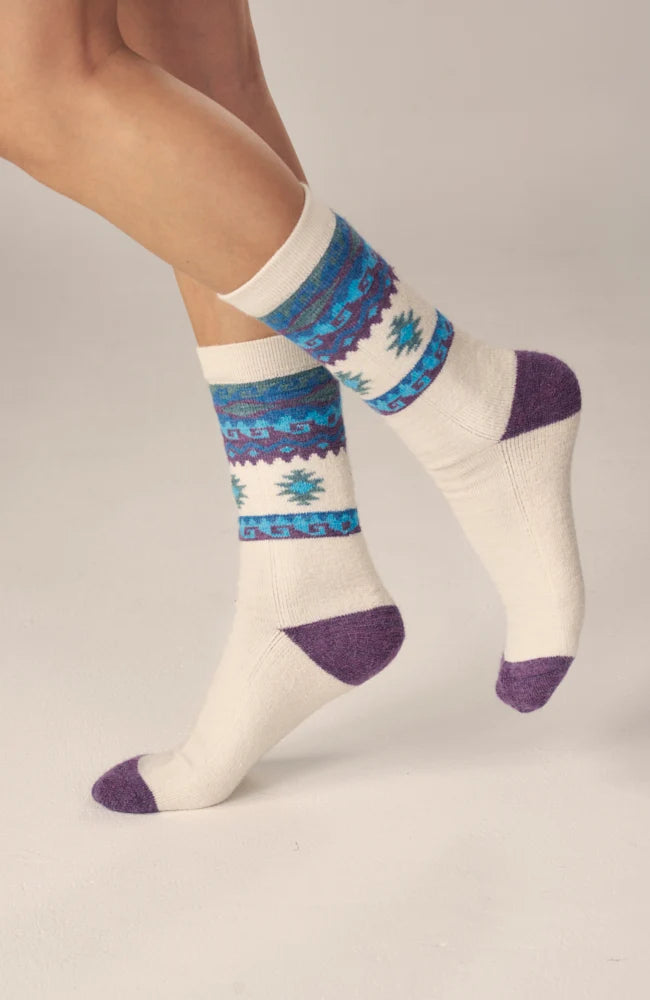 Southwest | Alpaca Socks | Light Cushion
