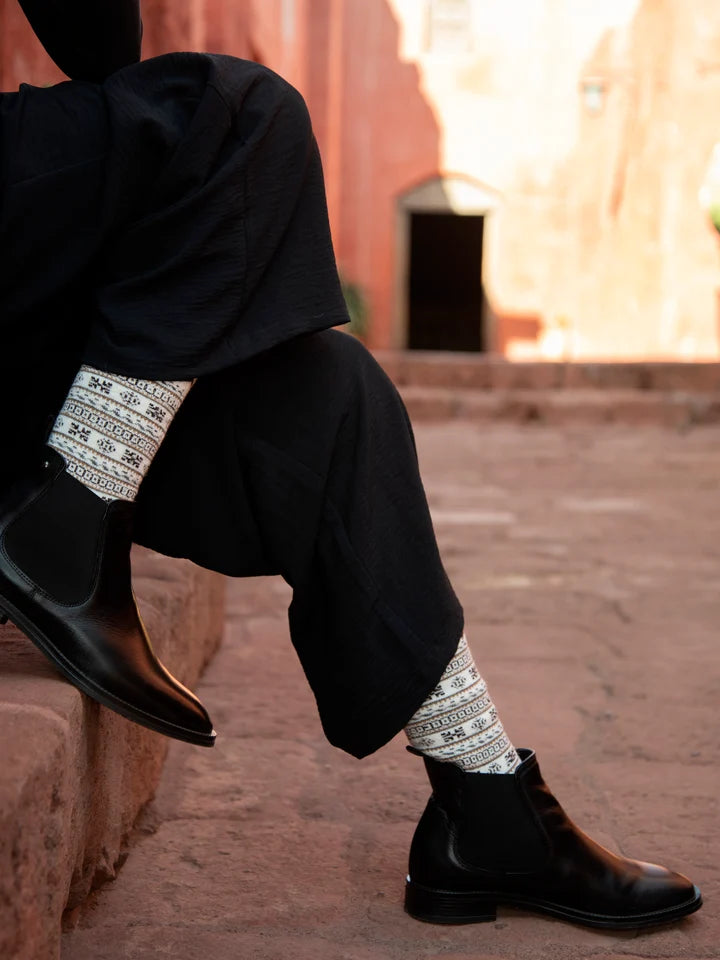 Fair Isle | Alpaca Socks | Full Cushion
