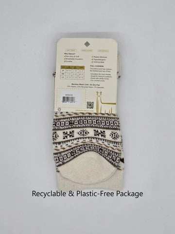 Fair Isle | Alpaca Socks | Full Cushion