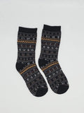 Fair Isle Alpaca Socks | Full Cushion | Crew Sock